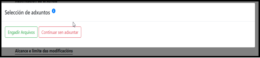 Engadir documentación